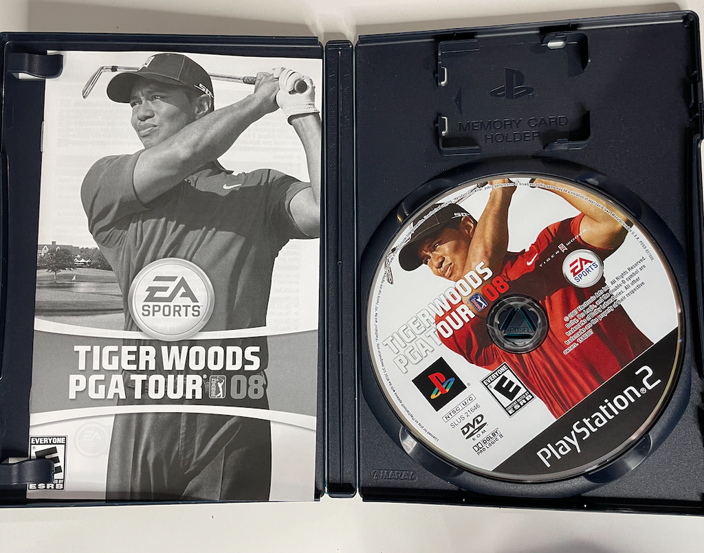 Tiger Woods PGA TOUR 08 Sony Playstation 2 PS2 Game