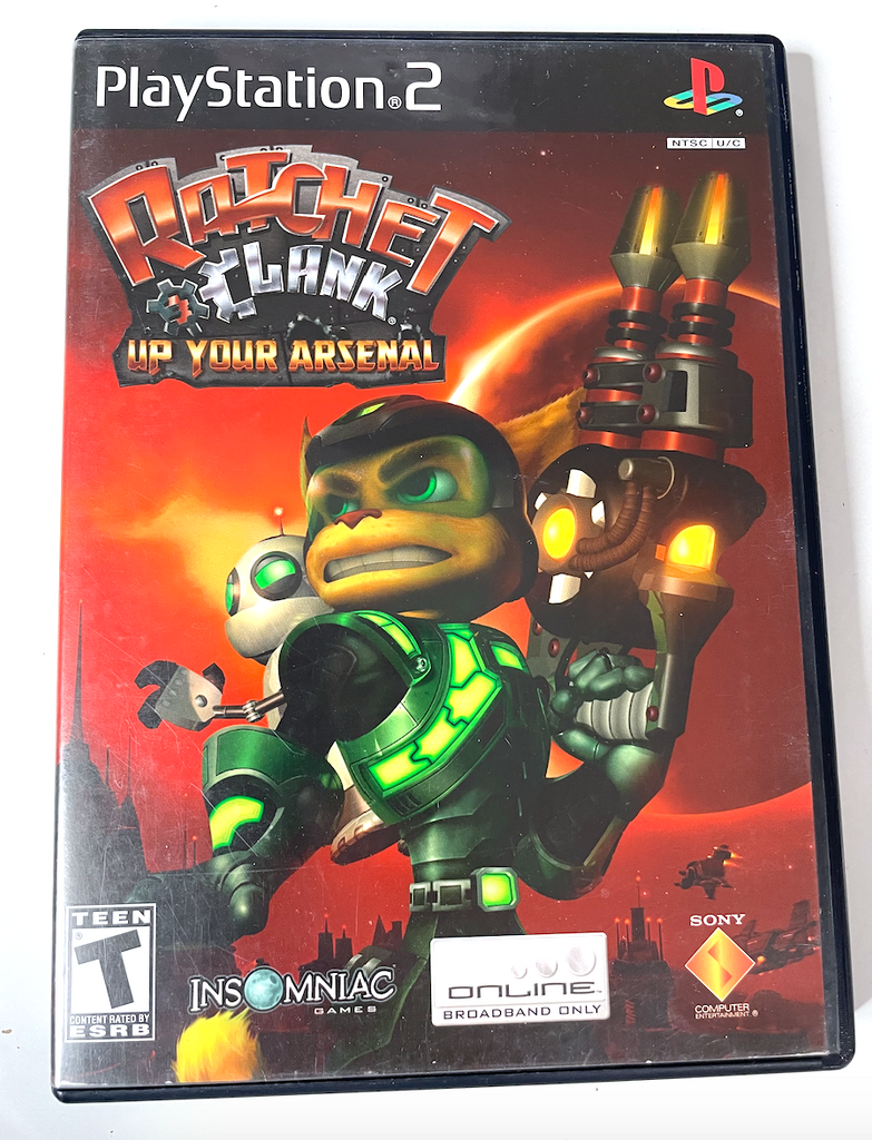 Ratchet & Clank: Up Your Arsenal PS2 Sony PlayStation 2 Game