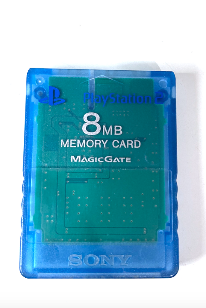 Sony Playstation 2 PS2 Blue Magic Gate Memory Card 8MB
