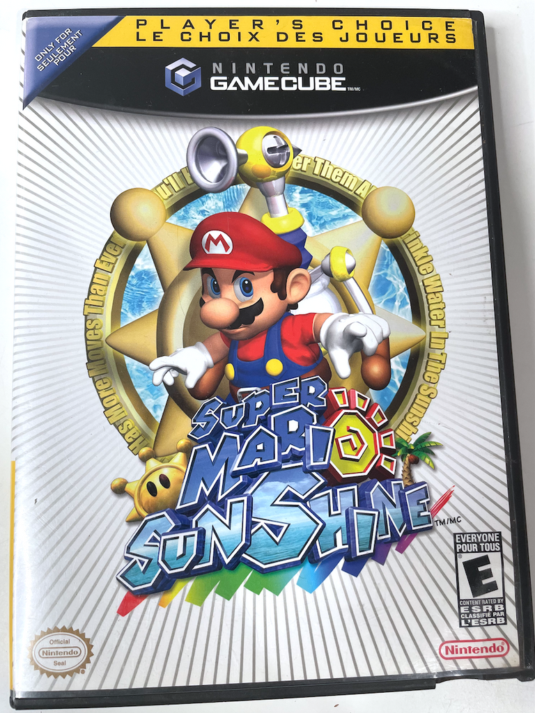 Super Mario Sunshine Nintendo Gamecube Game