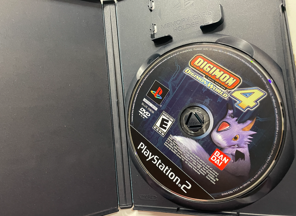 Digimon 4 Digimon World Sony Playstation 2 PS2 Game