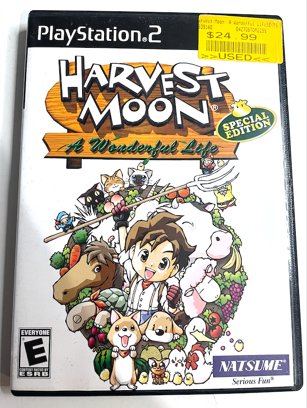 Harvest Moon A Wonderful Life Special Edition Sony Playstation 2 PS2 Game