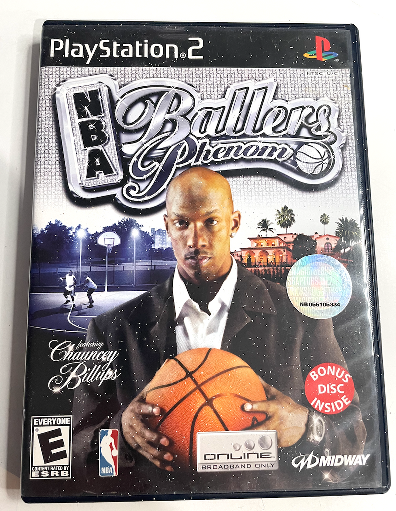 NBA Ballers Phenom SONY PLAYSTATION 2 PS2 Game