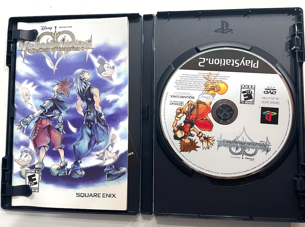 Kingdom Hearts Re Chain of Memories SONY PLAYSTATION 2 PS2 Game