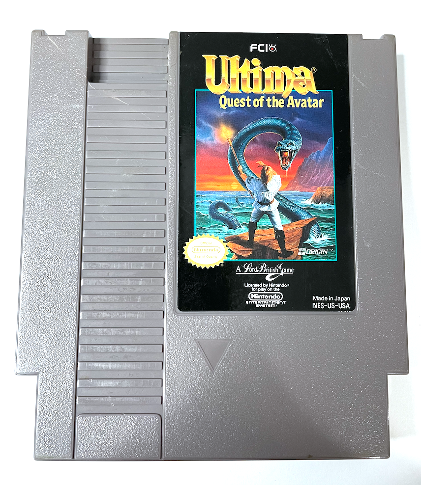 Ultima Quest of the Avatar ORIGINAL NINTENDO NES GAME