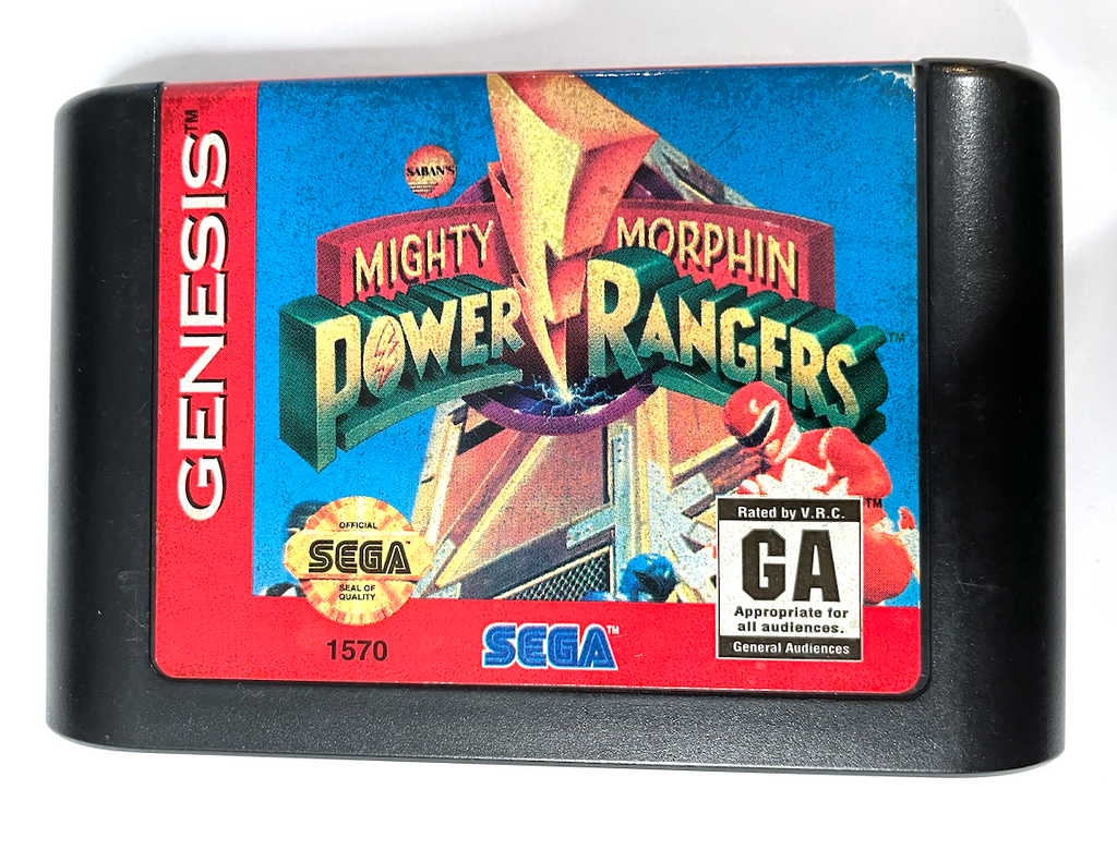 Mighty Morphin Power Rangers Sega Genesis Game