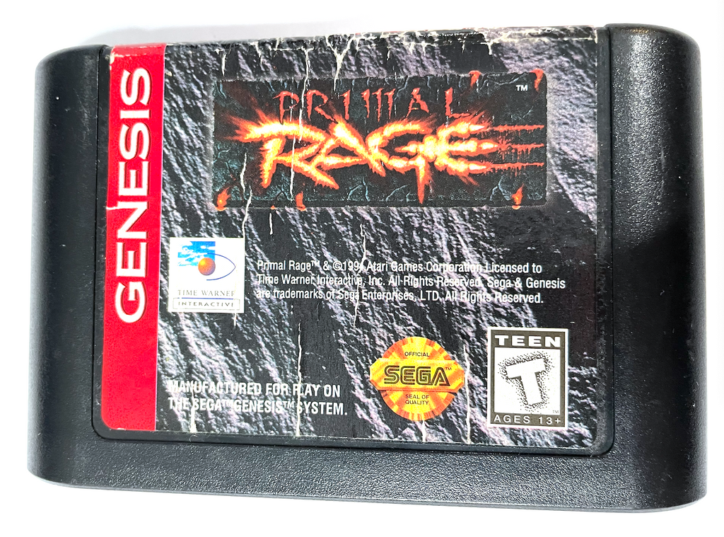 Primal Rage Sega Genesis Game
