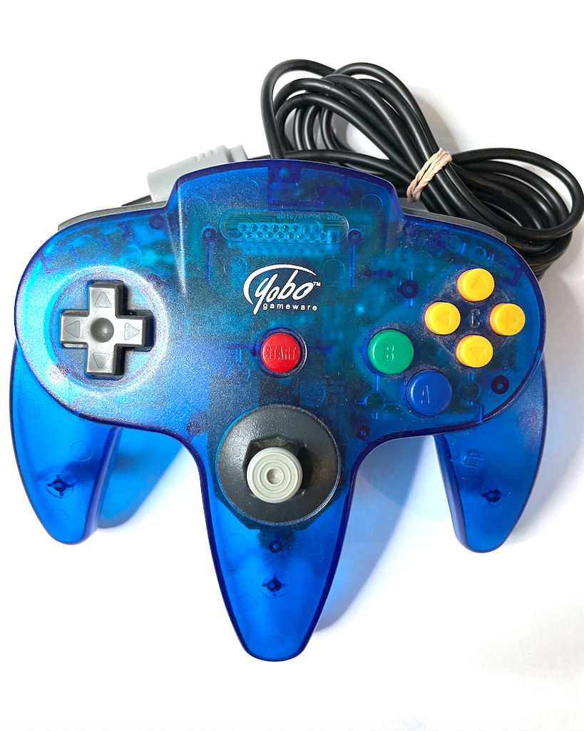 Yobo Clear Blue Controller for NINTENDO 64 N64