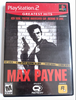 Max Payne Sony Playstation 2 PS2 Game