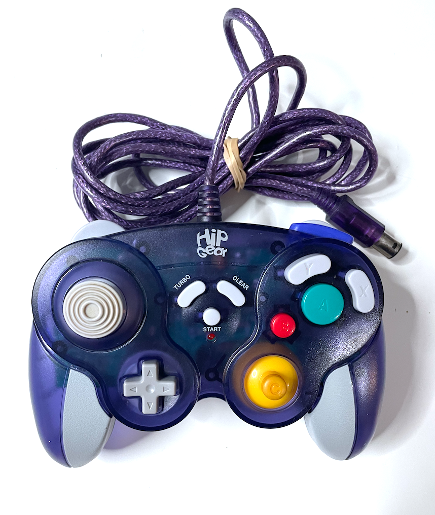 Hip Gear Purple Nintendo Gamecube Controller