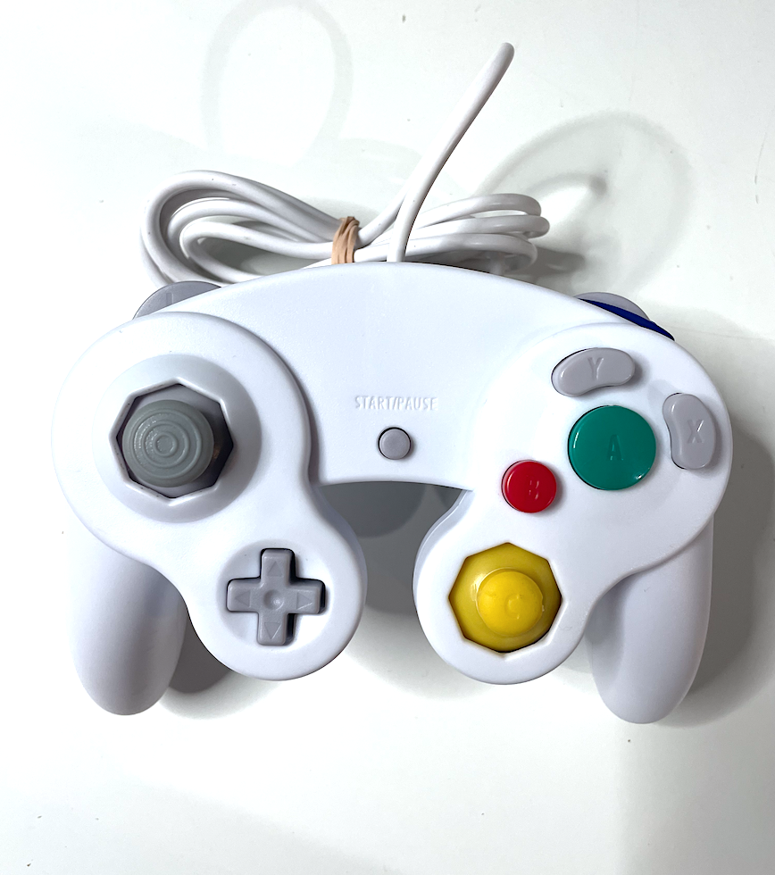 White Retro Nintendo Gamecube Controller