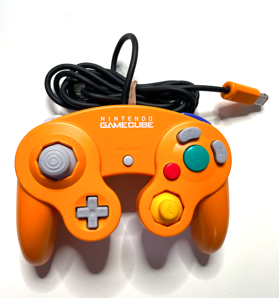 sur sweater teknisk Orange Spice Original Nintendo GameCube Controller DOL-003 Official OE –  The Game Island