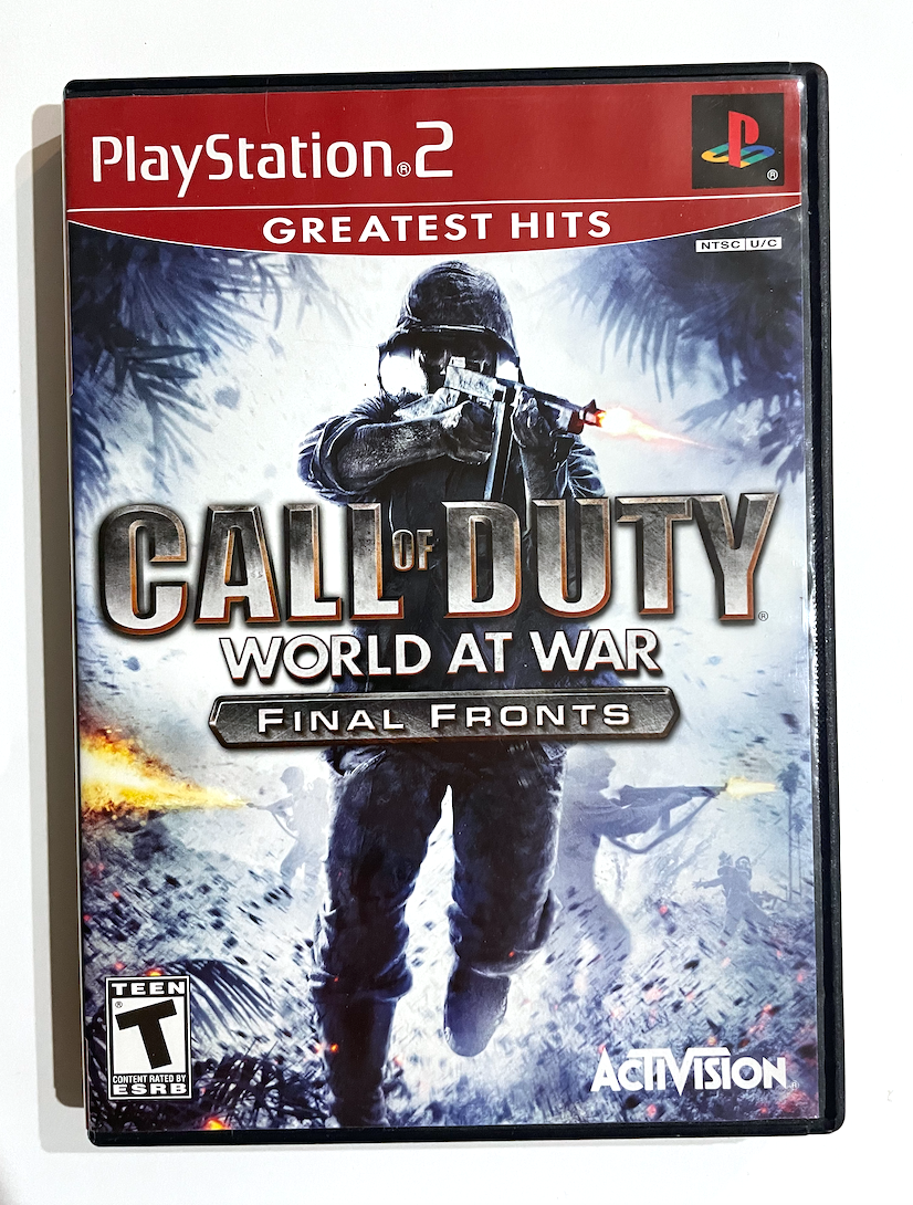 Call of Duty World at War Final Fronts & 4 Other Games Set (PlayStation 2  PS2)