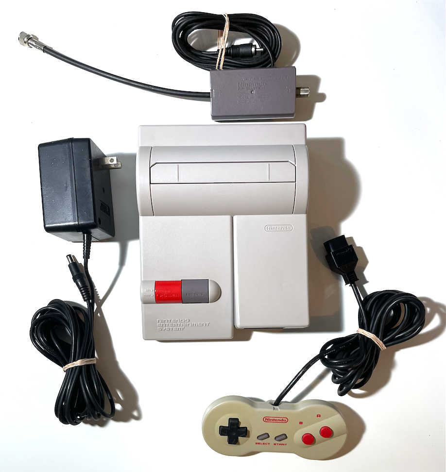 Original Nintendo NES System Top Loader Console w/ Dogbone