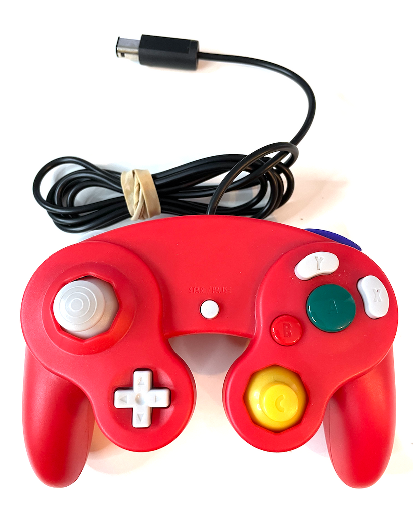 Red Retro Nintendo Gamecube Controller