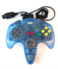Clear Blue Naki Nintendo 64 N64 Controller