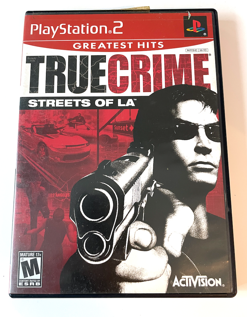 True Crime Streets of LA Sony Playstation 2 PS2 Game