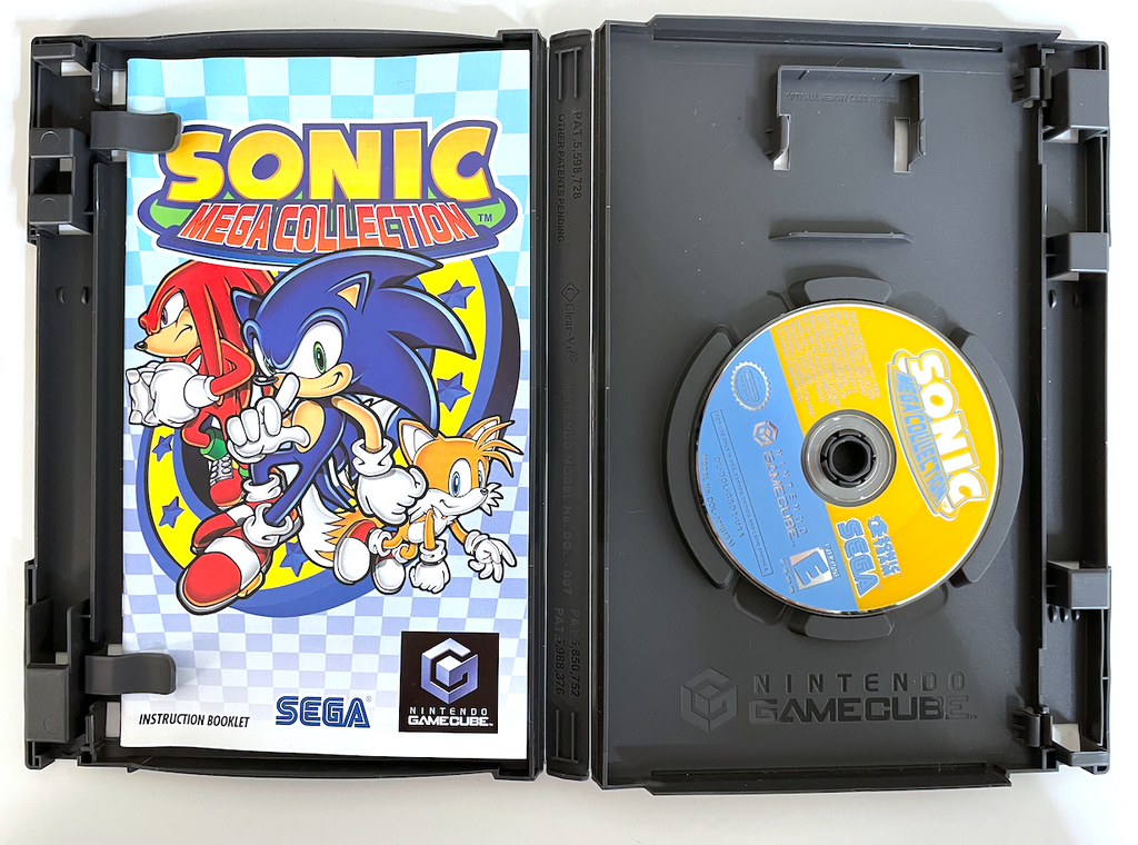 Sonic Mega Collection Nintendo GameCube Game Case Hedgehog 1 2 3 Games Cube  SEGA