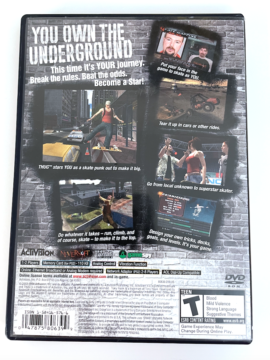 Tony Hawk's Underground 2 para PS3