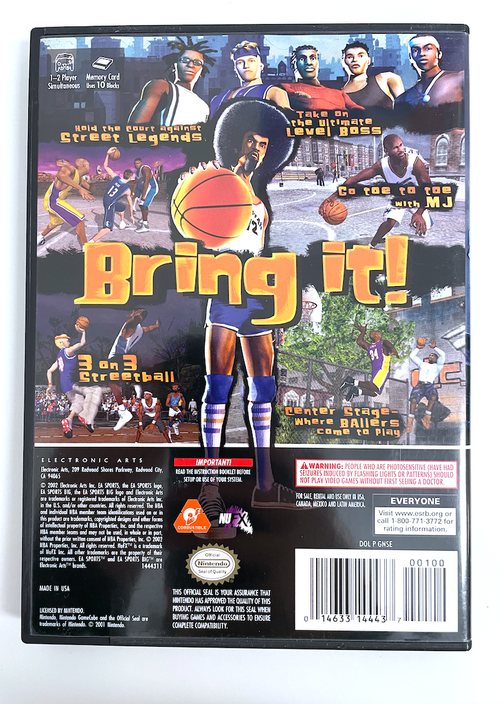 NBA Street Nintendo Gamecube Game