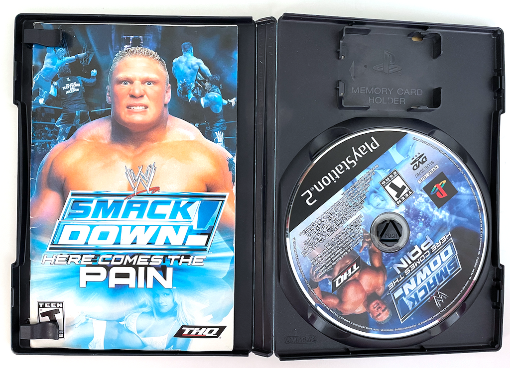 WWE Smackdown Here Comes the Pain Sony Playstation 2 PS2 Game