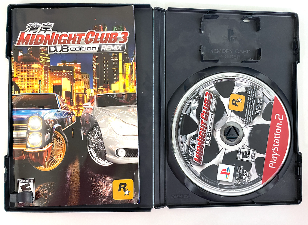 Midnight Club Dub Edition Remix Sony Playstation 2 PS2 Game