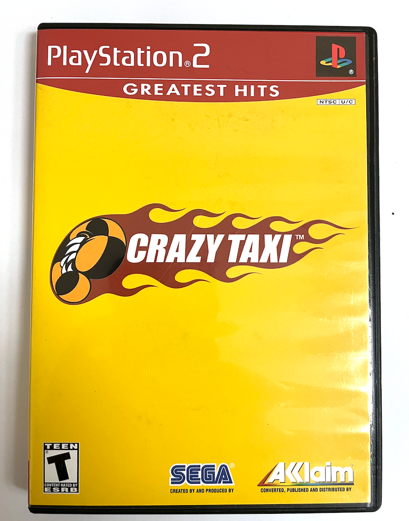 Crazy Taxi Sony Playstation 2 PS2 Game