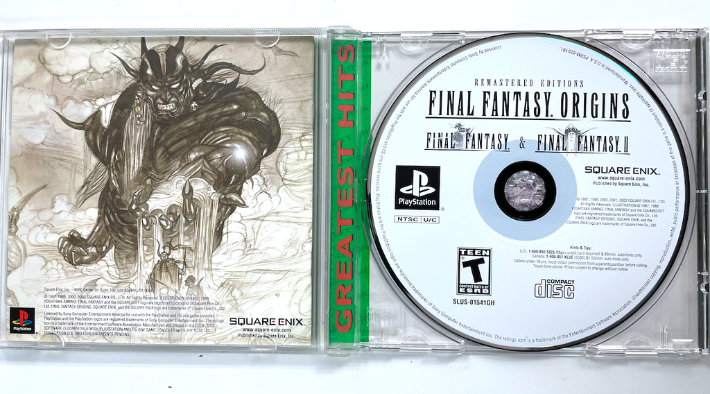 Final Fantasy Origins Sony Playstation 1 PS1 Game