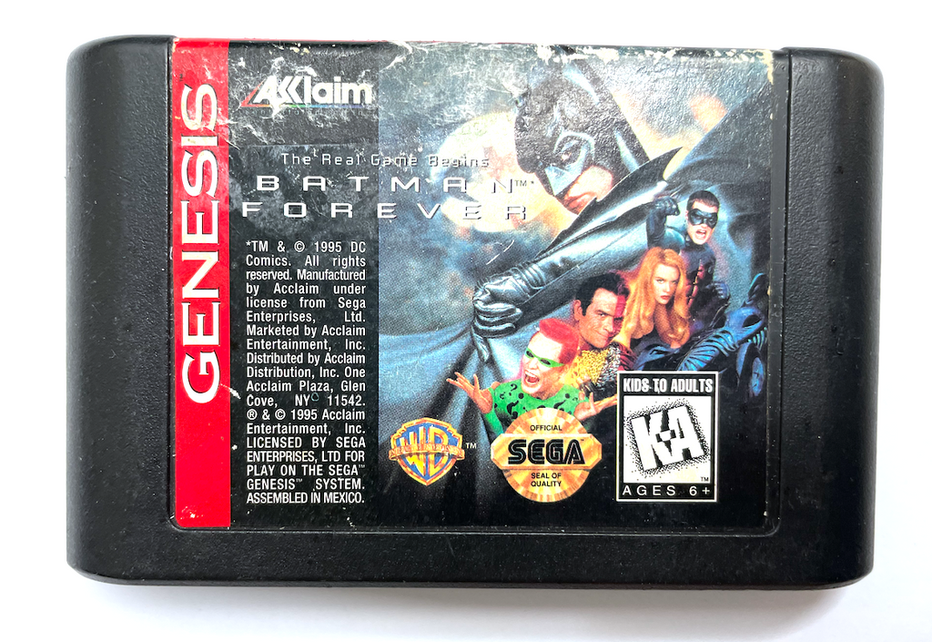 Batman Forever Sega Genesis Game