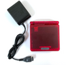 Gameboy Advance GBA SP Custom Clear Red Handheld System w/ Charger!