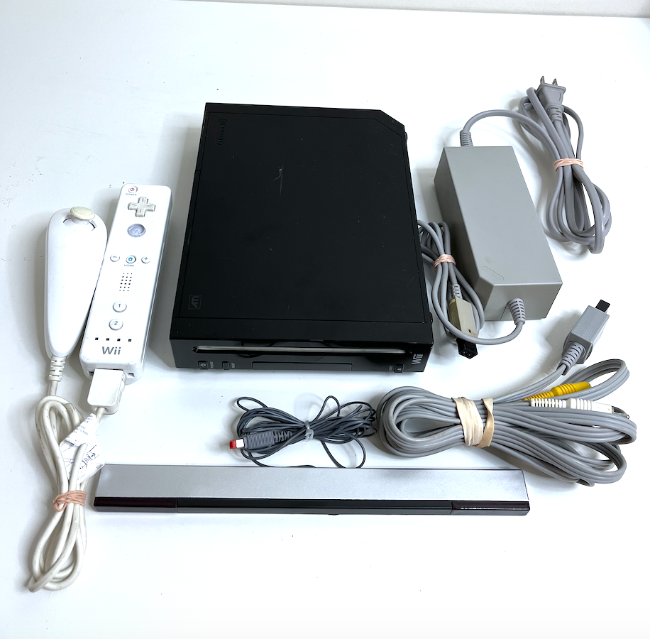 Black Nintendo Wii Original System - Backwards Compatible Console