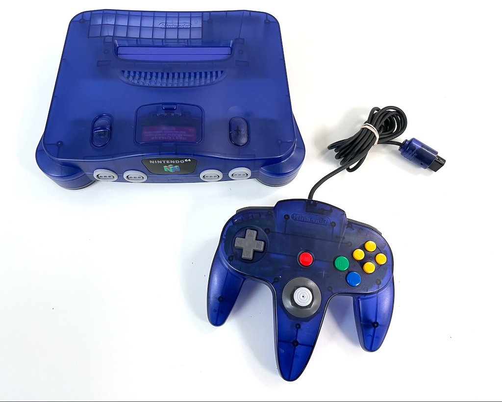 Funtastik Purple Nintendo 64 N64 System Console w/ OEM Controller Bundle