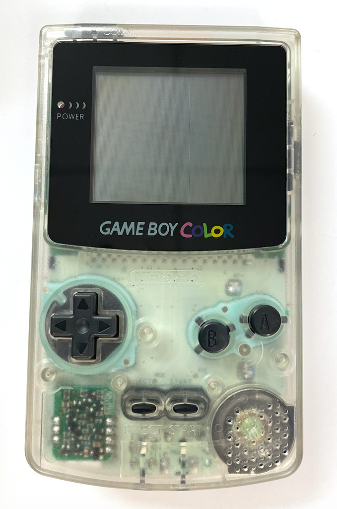 White Clear Nintendo Gameboy Color Handheld System *RARE*