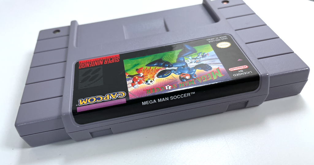 Mega Man Soccer Super Nintendo SNES Game