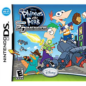 DS Phineas and Ferb: Across the 2nd Dimensions - Nintendo DS Game