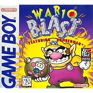 Wario Blast Featuring Bomberman Original Nintendo Gameboy Game