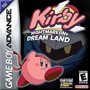 Kirby Nightmare in Dreamland Nintendo Gameboy Advance GBA Game