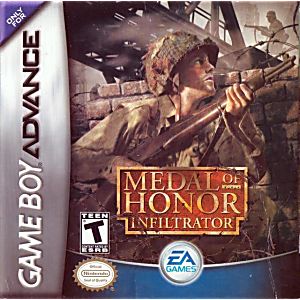 Medal of Honor Infiltrator Nintendo Gameboy Boy Advance GBA Game