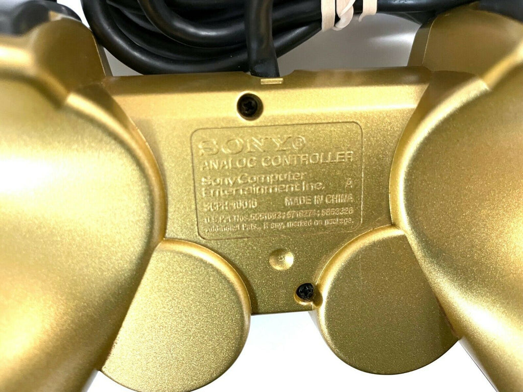 Rare Gold Sony Playstation 2 PS2 Dualshock 2 Controller