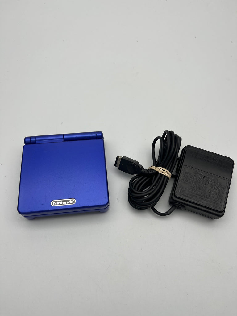 Gameboy Advance GBA SP Cobalt Blue Handheld System w/ Charger!