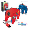 Red and Blue Premium Controller Nintendo 64 N64 by Hyperkin