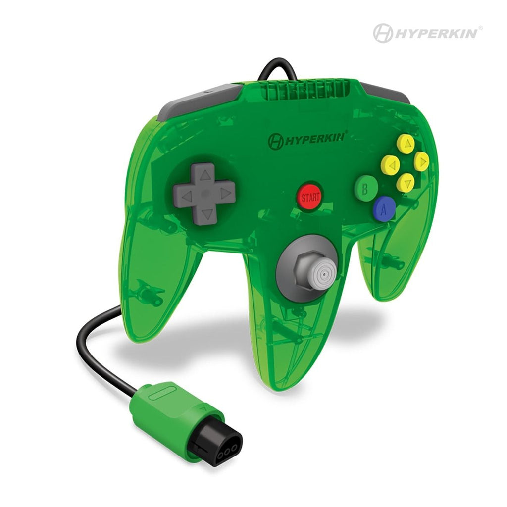 Jungle Green Captain Premium Controller Nintendo 64 N64 by Hyperkin