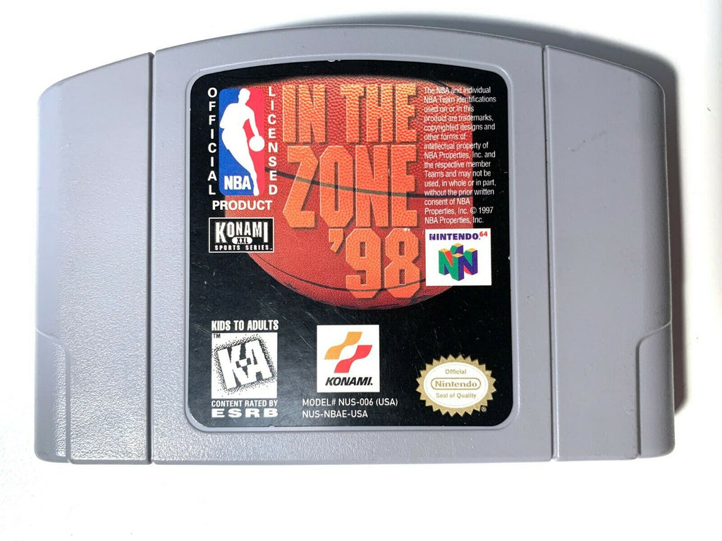 NBA In The Zone 98 NINTENDO 64 N64 Game