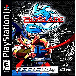 Beyblade Let it Rip Sony Playstation 1 PS1 Game