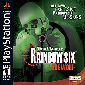 Tom Clancy's Rainbow six Sony Playstation 1 PS1 Game