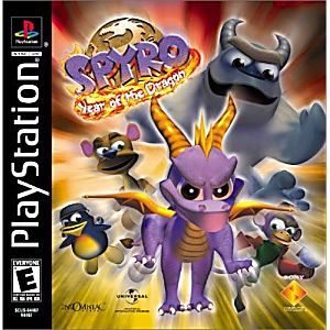 Spyro Year of the Dragon Sony Playstation 1 PS1 Game