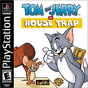 Tom and Jerry in House Trap PS1 Playstation 1 Complete Game