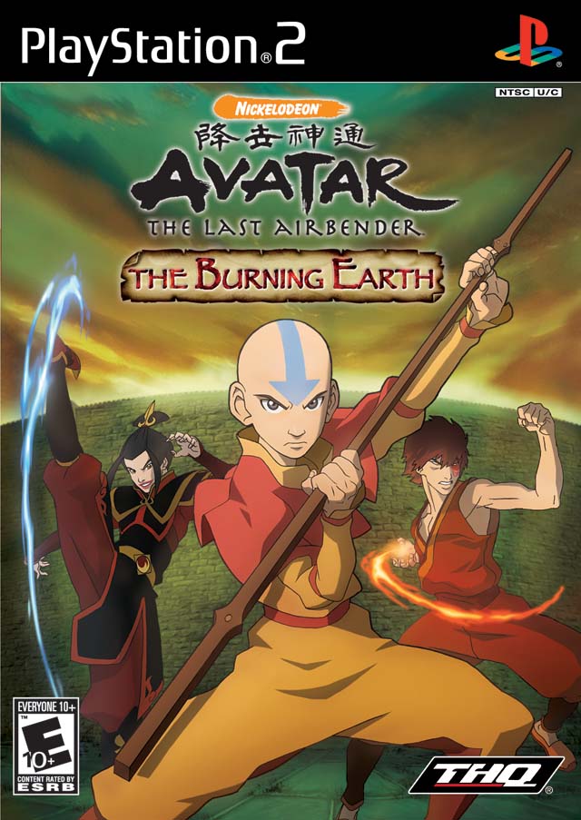 Avatar The Last Airbender The Burning Earth Sony Playstation 2 PS2 Game