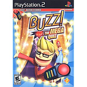 Buzz The Mega Quiz Sony Playstation 2 PS2 Game