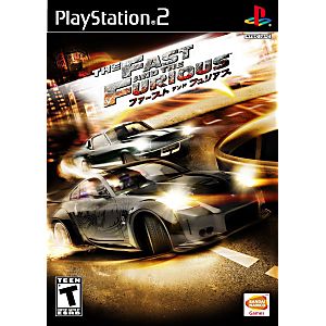 The Fast and the Furious Sony Playstation 2 PS2 Game